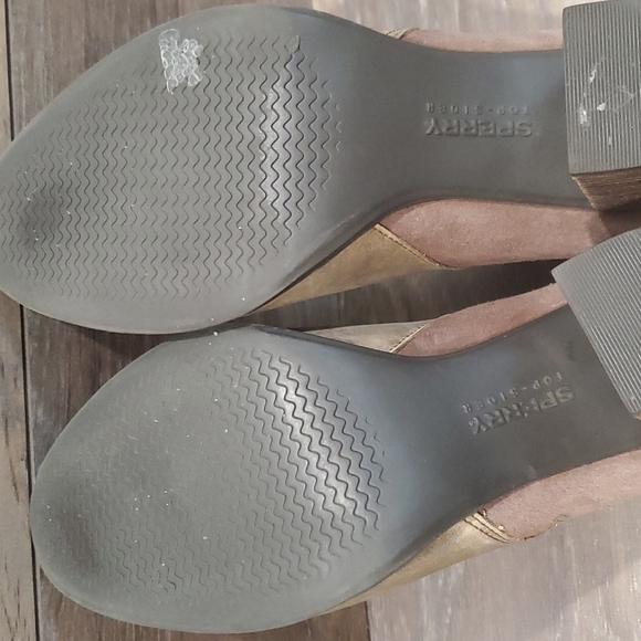 Sperry Top-Sider leather heel ankle shoes boots sz 9M - Picture 8 of 10